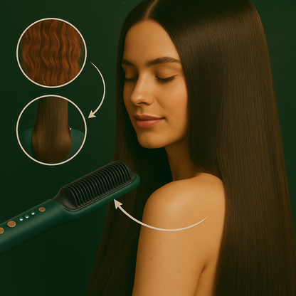 Peigne Lissant Électrique 3 en 1 - Lisséa