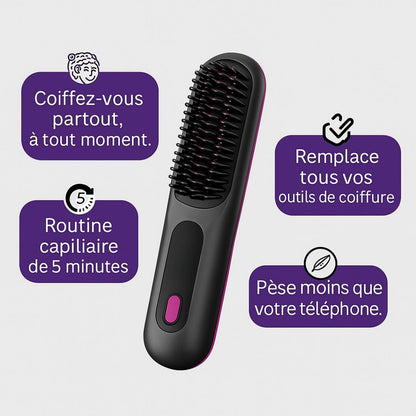 Brosse Lissante Chauffante – GoBrush PRO