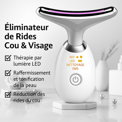 Appareil Anti-Âge Visage & Cou à Lumière Rouge EMS – LumaLift